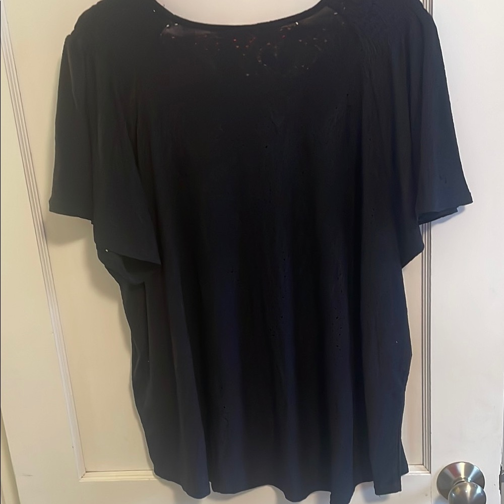 NWT Tahari Black Tee - Picture 7 of 8